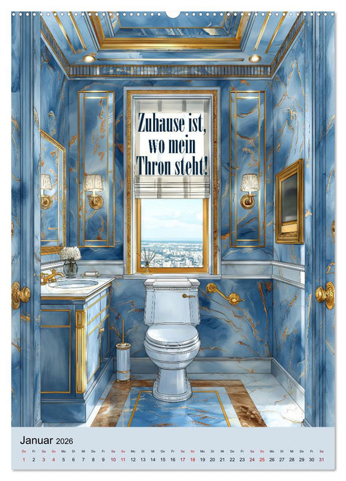 Klosprüche (CALVENDO Premium Wandkalender 2026)