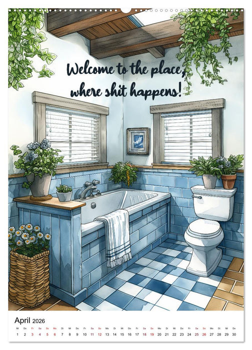 Klosprüche (CALVENDO Premium Wandkalender 2026)