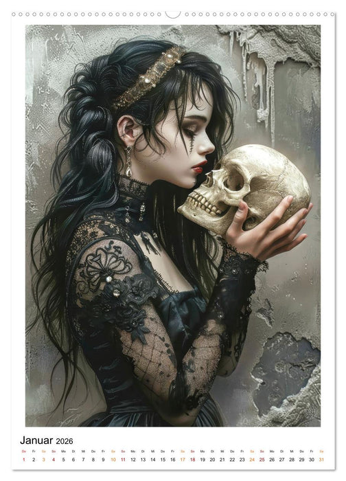 Gothic coole Momente (CALVENDO Wandkalender 2026)