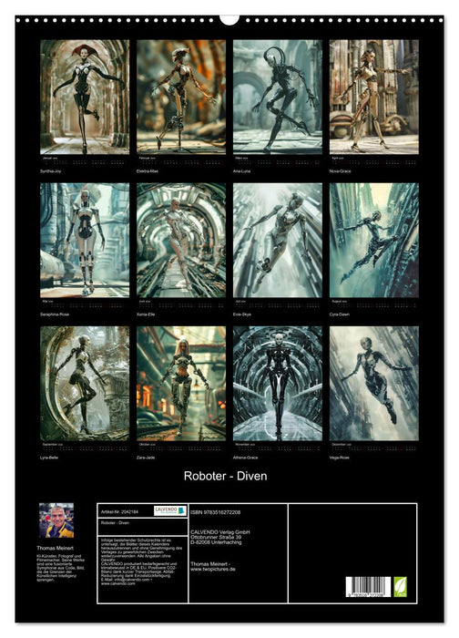 Roboter - Diven (CALVENDO Wandkalender 2026)