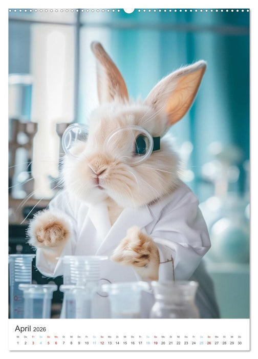 Was macht der Osterhase in seiner Freizeit (CALVENDO Wandkalender 2026)