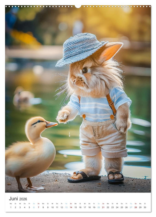 Was macht der Osterhase in seiner Freizeit (CALVENDO Wandkalender 2026)