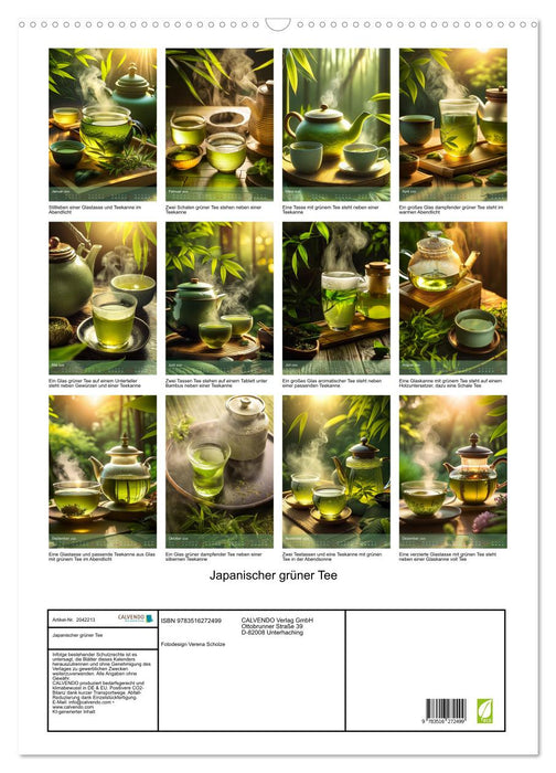 Japanischer grüner Tee (CALVENDO Wandkalender 2026)