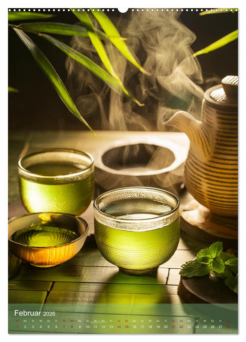 Japanischer grüner Tee (CALVENDO Wandkalender 2026)