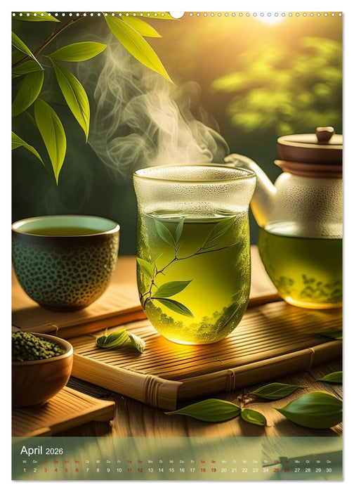 Japanischer grüner Tee (CALVENDO Wandkalender 2026)