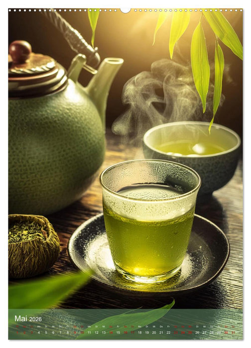 Japanischer grüner Tee (CALVENDO Wandkalender 2026)