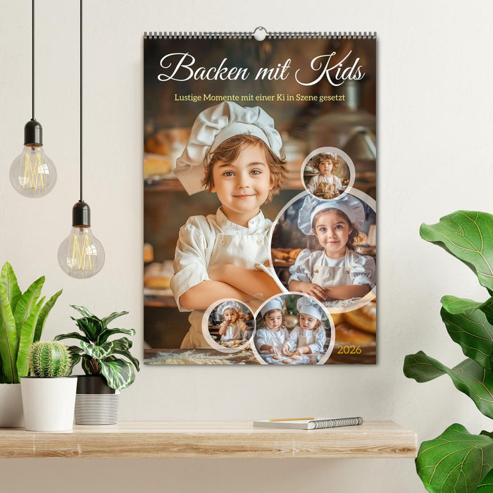 Backen mit Kids (CALVENDO Wandkalender 2026)