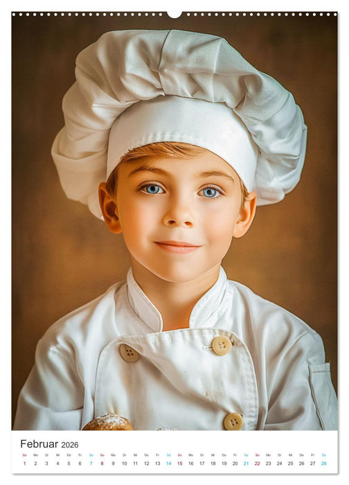 Backen mit Kids (CALVENDO Wandkalender 2026)