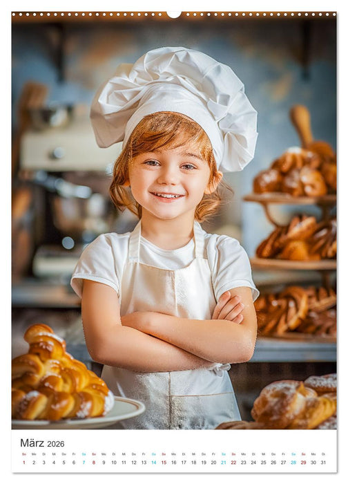 Backen mit Kids (CALVENDO Wandkalender 2026)