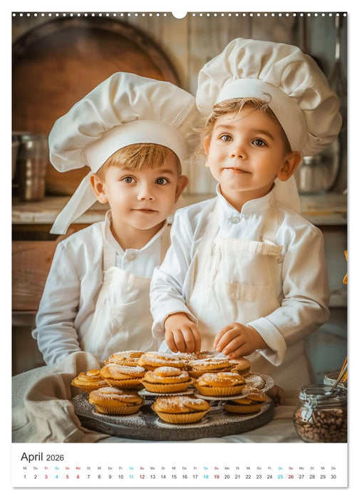 Backen mit Kids (CALVENDO Wandkalender 2026)