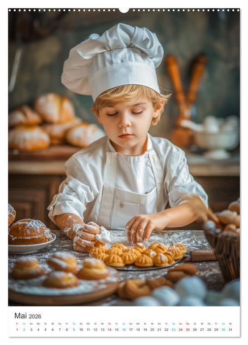 Backen mit Kids (CALVENDO Wandkalender 2026)