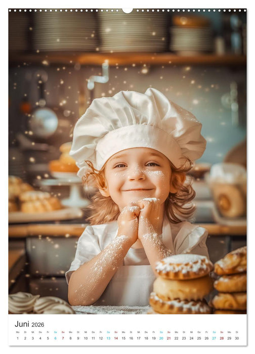 Backen mit Kids (CALVENDO Wandkalender 2026)