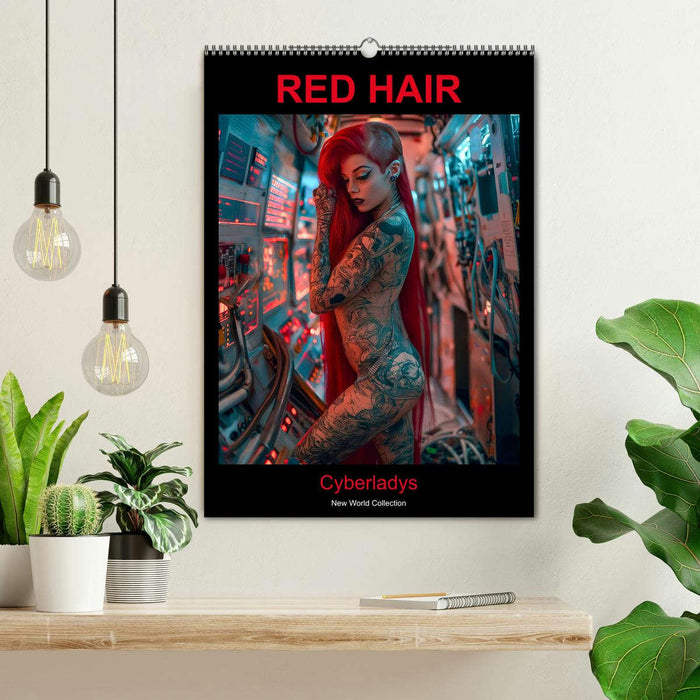 RED HAIR - Cyberladys (CALVENDO Wandkalender 2026)