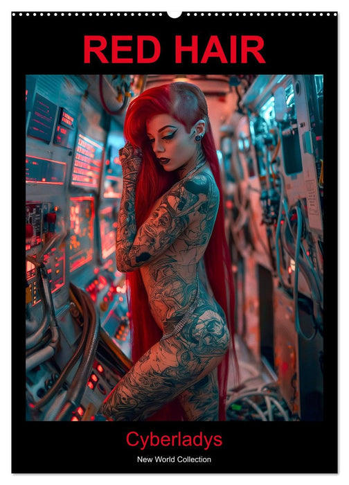 RED HAIR - Cyberladys (CALVENDO Wandkalender 2026)