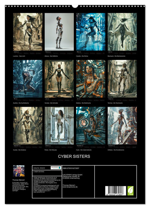 CYBER SISTERS (CALVENDO Premium Wandkalender 2026)