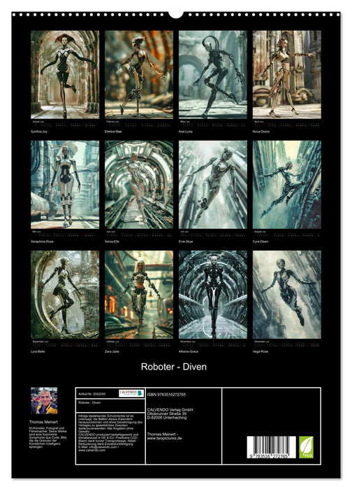 Roboter - Diven (CALVENDO Premium Wandkalender 2026)