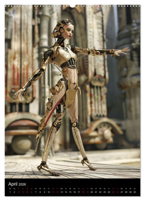 Roboter - Diven (CALVENDO Premium Wandkalender 2026)