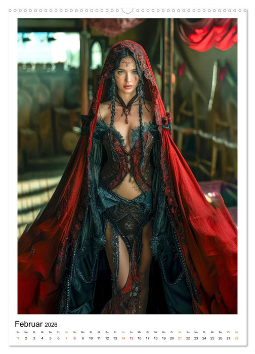 Gothic coole Momente (CALVENDO Premium Wandkalender 2026)