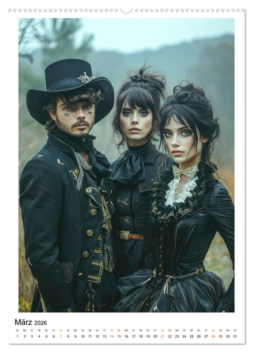 Gothic coole Momente (CALVENDO Premium Wandkalender 2026)