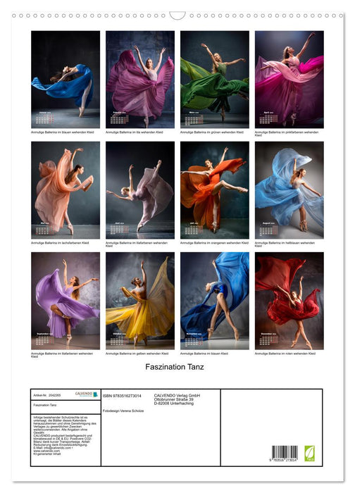 Faszination Tanz (CALVENDO Wandkalender 2026)