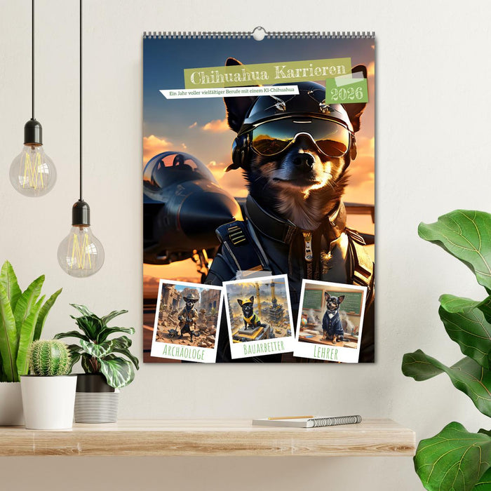 Chihuahua Karrieren (CALVENDO Wandkalender 2026)
