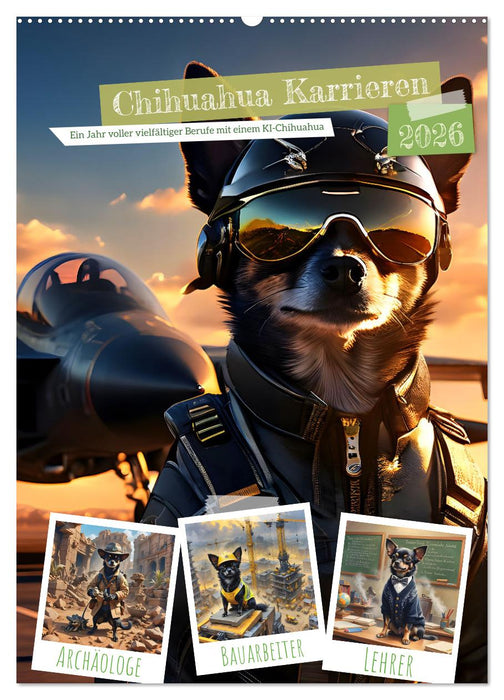 Chihuahua Karrieren (CALVENDO Wandkalender 2026)