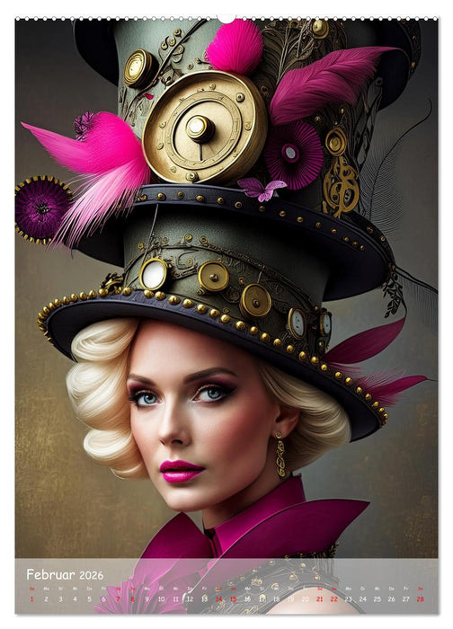 Hüte - fantasievoll und verrückt (CALVENDO Wandkalender 2026)