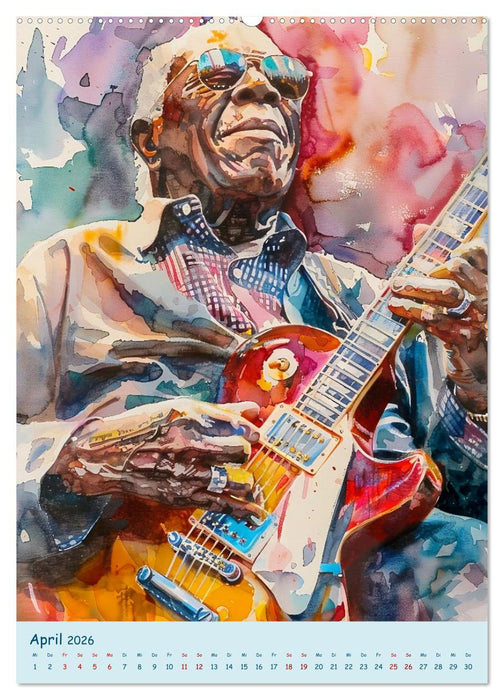 Die Farben der Musik (CALVENDO Wandkalender 2026)