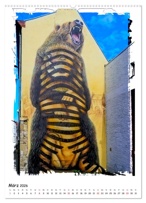 Street Art in Gent (CALVENDO Premium Wandkalender 2026)