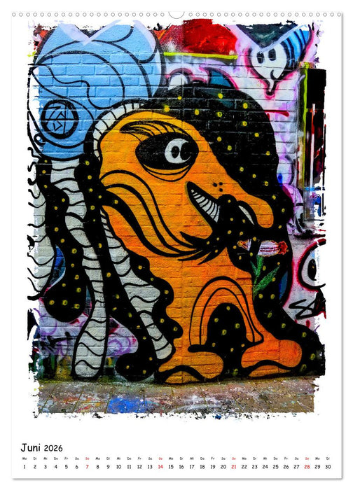 Street Art in Gent (CALVENDO Premium Wandkalender 2026)