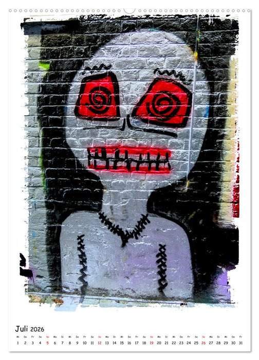 Street Art in Gent (CALVENDO Premium Wandkalender 2026)