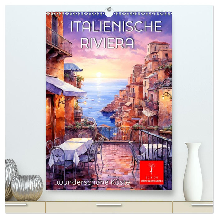 Italienische Riviera - wunderschöne Küste (CALVENDO Premium Wandkalender 2026)