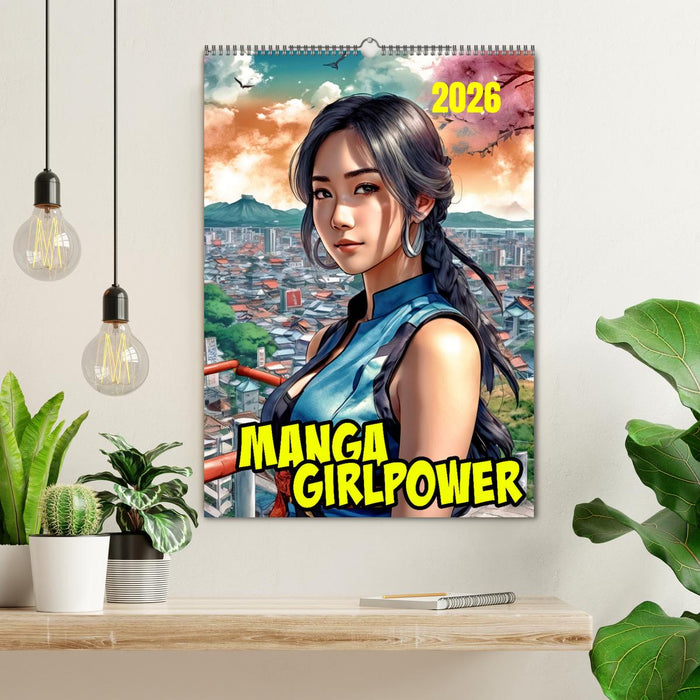 Manga Girlpower (CALVENDO Wandkalender 2026)