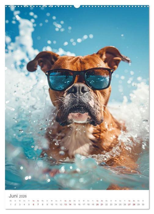 Boxer - Liebenswerte Kasperköpfe (CALVENDO Wandkalender 2026)