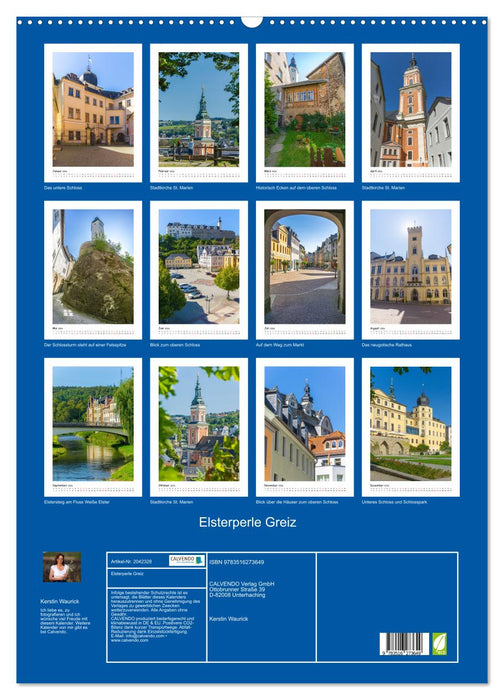 Elsterperle Greiz (CALVENDO Wandkalender 2026)