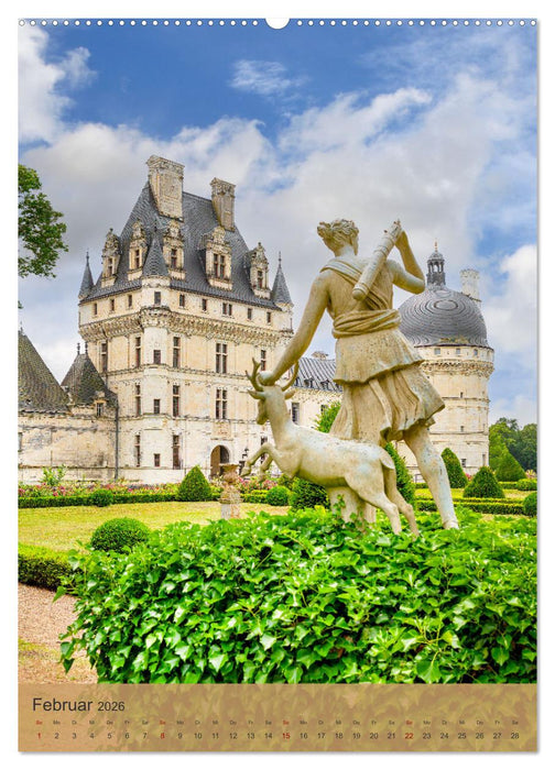 Die Schlösser im Loiretal (CALVENDO Wandkalender 2026)