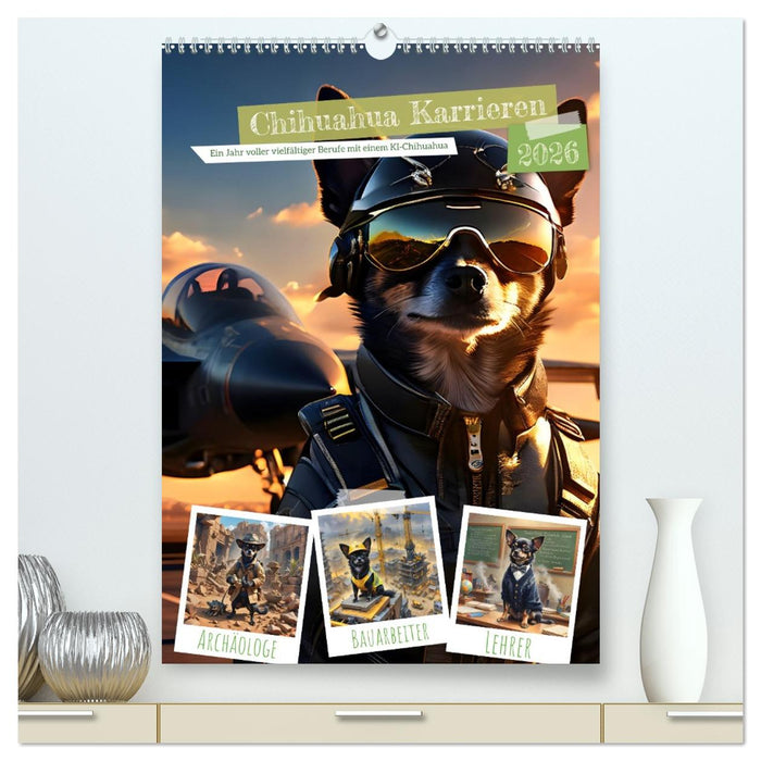 Chihuahua Karrieren (CALVENDO Premium Wandkalender 2026)