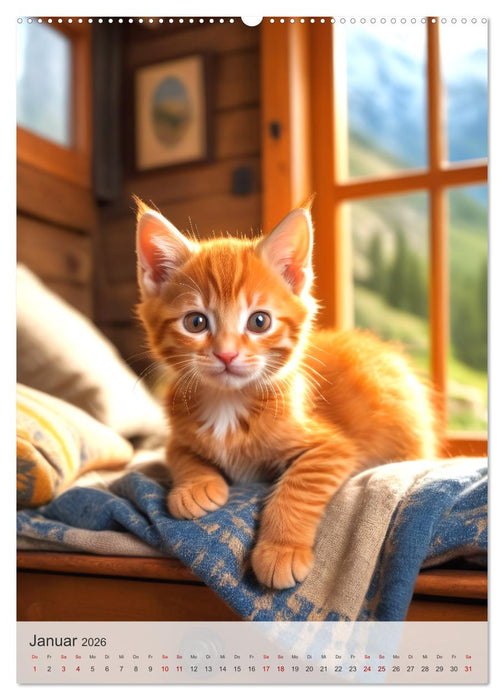 Katzenkinder (CALVENDO Wandkalender 2026)
