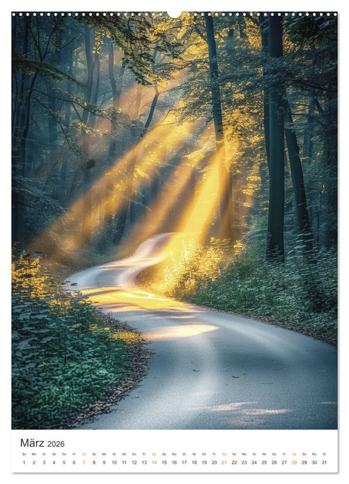Mystische Pfade (CALVENDO Premium Wandkalender 2026)