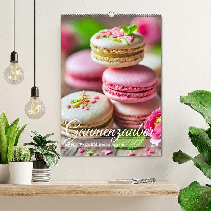Gaumenzauber - Erlesene süße Köstlichkeiten aus Frankreich (CALVENDO Wandkalender 2026)