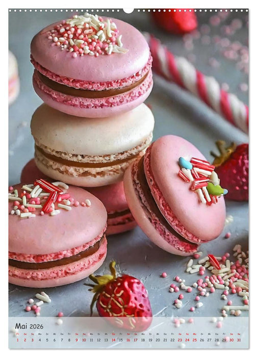 Gaumenzauber - Erlesene süße Köstlichkeiten aus Frankreich (CALVENDO Wandkalender 2026)