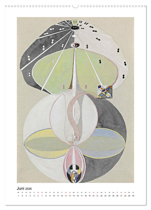 Hilma af Klint - Ein Jahr voller mystischer Kunst (CALVENDO Wandkalender 2026)