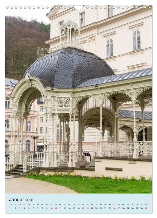 Spaziergang durch Karlovy Vary (CALVENDO Wandkalender 2026)