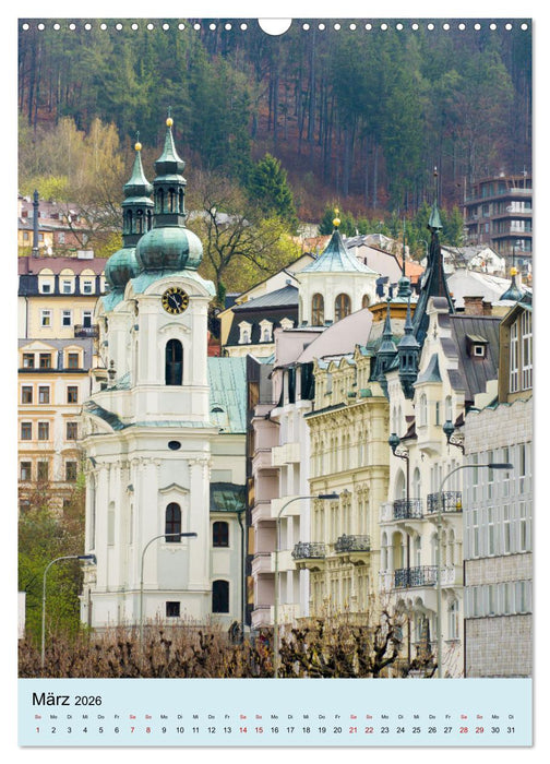 Spaziergang durch Karlovy Vary (CALVENDO Wandkalender 2026)
