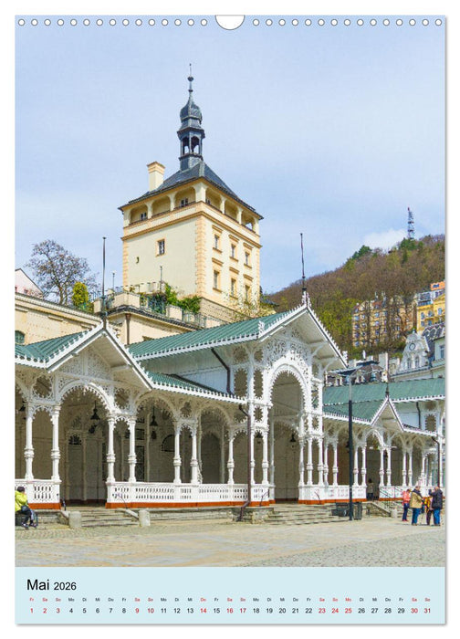 Spaziergang durch Karlovy Vary (CALVENDO Wandkalender 2026)