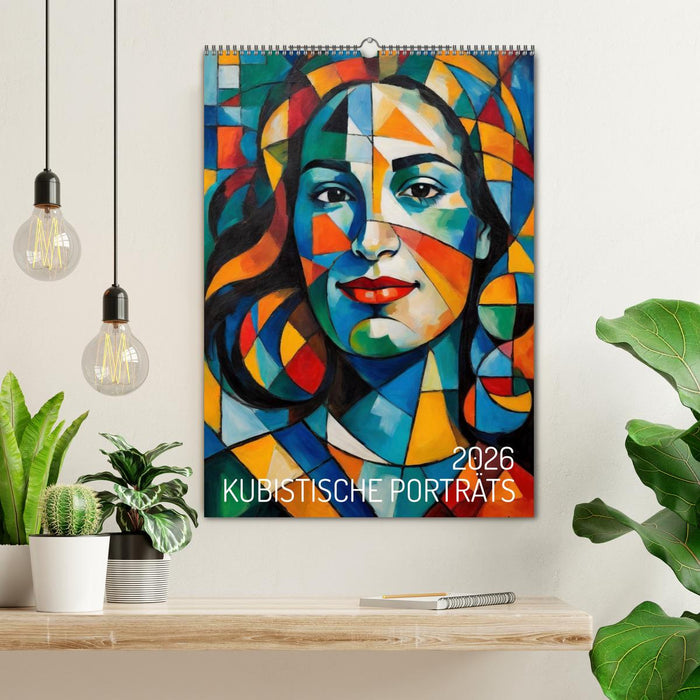 Kubistische Porträts (CALVENDO Wandkalender 2026)