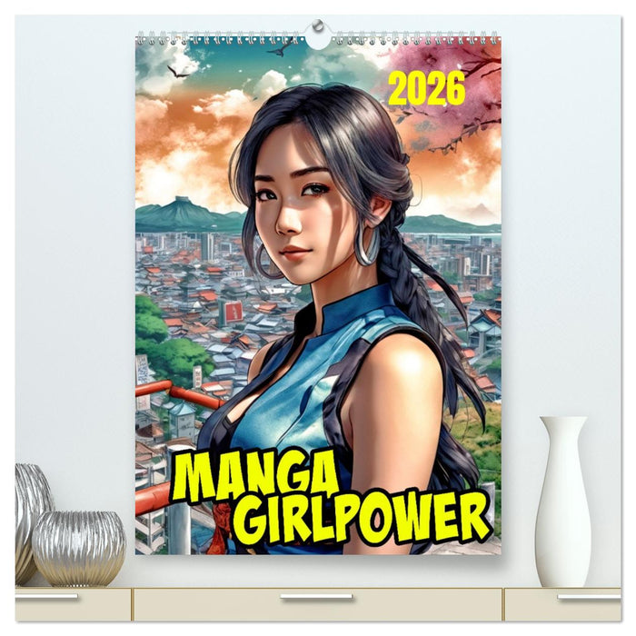 Manga Girlpower (CALVENDO Premium Wandkalender 2026)