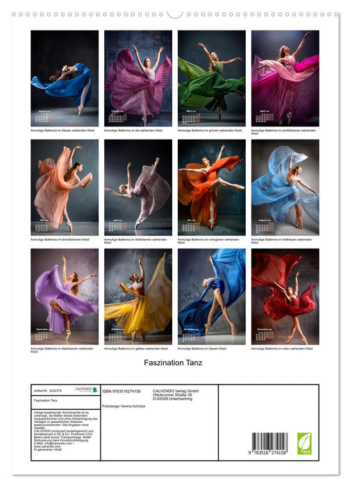 Faszination Tanz (CALVENDO Premium Wandkalender 2026)