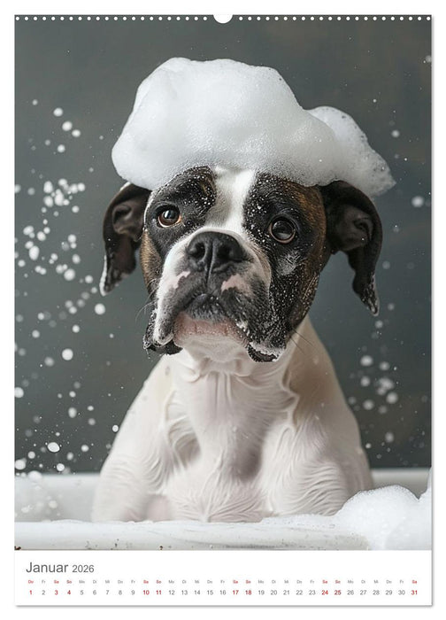 Boxer - Liebenswerte Kasperköpfe (CALVENDO Premium Wandkalender 2026)