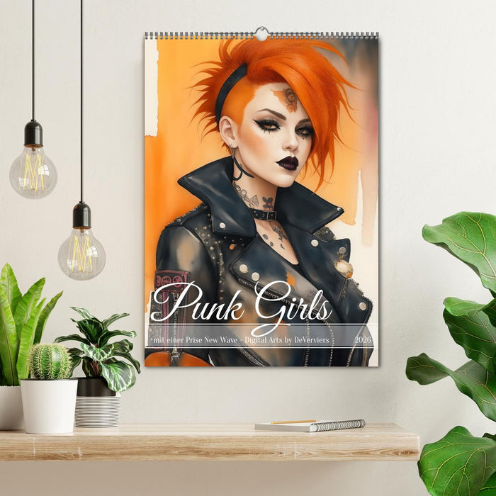 Punk Girls mit einer Prise New Wave (CALVENDO Wandkalender 2026)